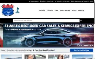 Victory Auto Store of Palm City website