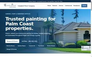 Campbell Paint website