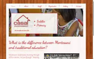 Casa Montessori of Palm Coast website