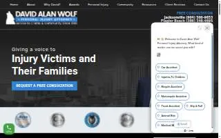 David Alan Wolf, Attorney at Law website