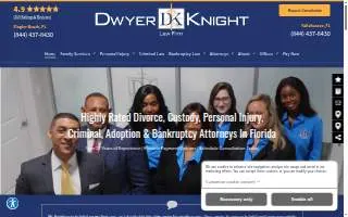 Dwyer & Knight Law Firm of Palm Coast website