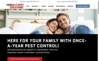 Eagle Pest Solutions website