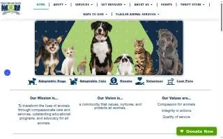 Flagler Humane Society website