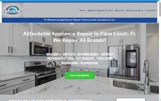 Home Appliance Service and Repair Palm Coast website