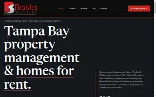 Basta Solutions Comprehensive Property Management of Palm Harbor website