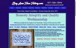 Bay Area Fence Factory of Palm Harbor
