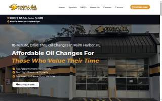 Costa Oil - 10 Minute Oil Change - Palm Harbor