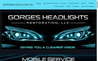 Gorges Headlights Restoration, LLC website