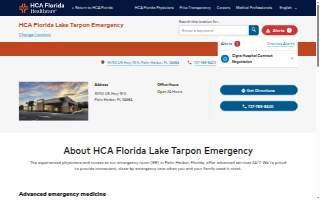 HCA Florida Lake Tarpon Emergency