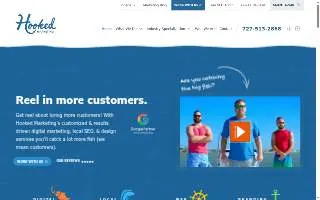 Hooked Marketing of Palm Harbor website