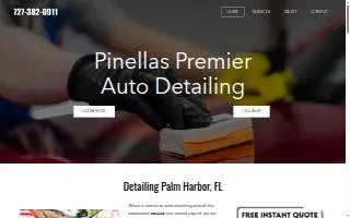 Pinellas Premier Auto Detailing website