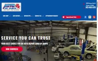 Auto Rx of Tampa website