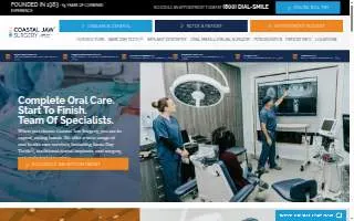 Coastal Jaw Surgery at Palm Harbor website