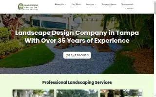 Landscaping Tune-Ups website