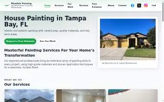 Mendola Painting website