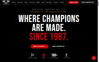 Metroflex Gym of Long Beach website