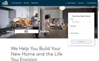 Pulte Mortgage website