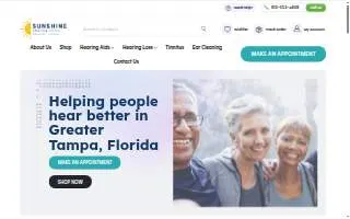 Sunshine Hearing Clinic website