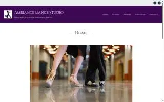 Ambiance Dance Studio of Palm Springs website