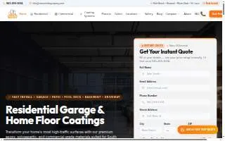 Concrete Boys Epoxy website