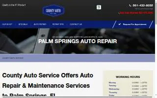 County Auto Service website