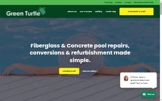Green Turtle Fiberglass Pools
