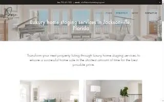 Adorn Home Staging of Palm Valley website