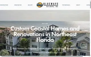 Bluewave Builders website