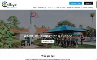 Collage Day School of Palm Valley website