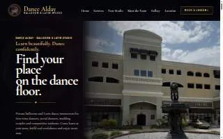 Dance Alday Ballroom & Latin Studio website