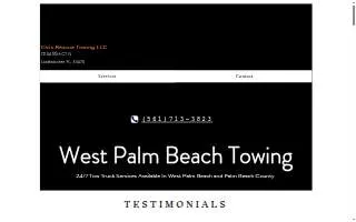 Elvis Rescue Towing website