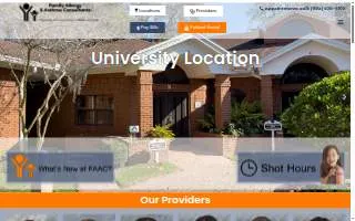 Family Allergy & Asthma of Palm Valley website