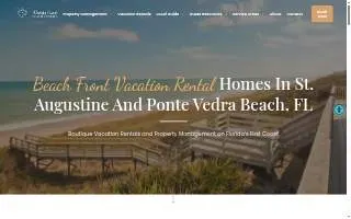 Florida Coast Beach Rentals website