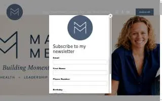 Marie Merritt Coaching website