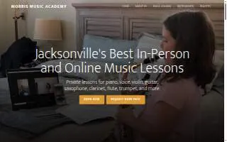 Morris Music Academy of Palm Valley website