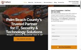 My Total Tech Support of Palm Valley website