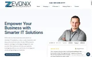 Zevonix website