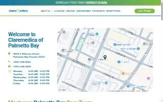 Claremedica of Palmetto Bay - Primary Care website