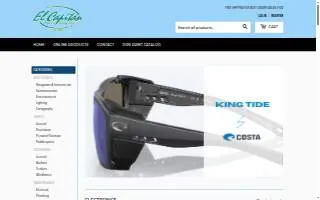 El Capitan Marine & Fishing Center website