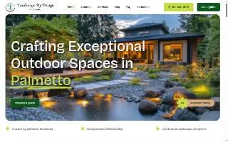 Landscape By Design of Palmetto website