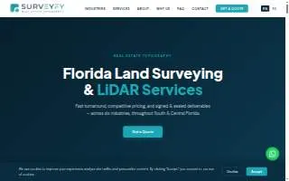 SurveyFy LLC of Palmetto Bay website