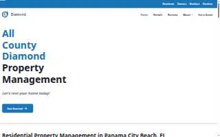 All County® Diamond Property Management of Panama City website