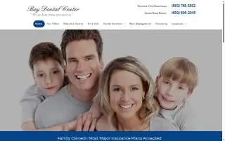 Bay Dental Center website