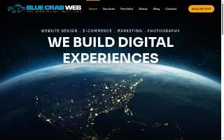 Blue Crab Web Design of Panama City Beach website