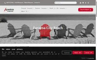 Coastal Community Insurance Now Proudly Partnered with Acentria Insurance website