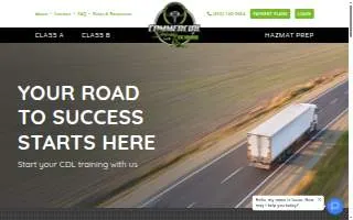 Commercial Driving School of Panama City Beach website