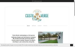 Costa Verde Landscaping website