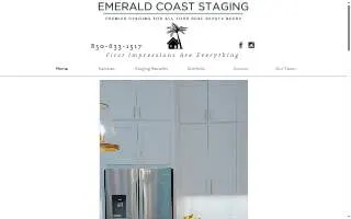 Emerald Coast Staging of Edgewater website