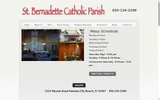 St Bernadette John Lee Outreach Center website