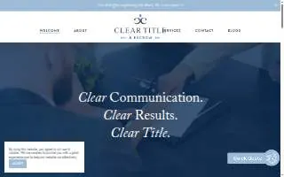 Clear Title & Escrow of Panama City website